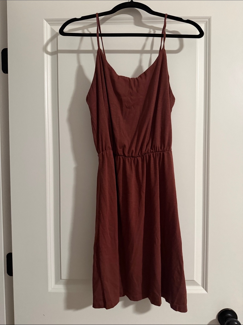 Old Navy Rust-Brown Spaghetti Strap Mini Dress